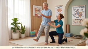 Vertigo and BPPV vestibular rehabilitation physiotherapy near Greater Noida West