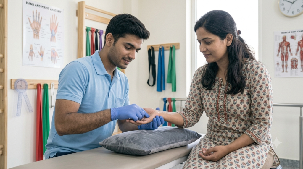 Carpal tunnel syndrome physiotherapy near Nirala Estate Greater Noida West